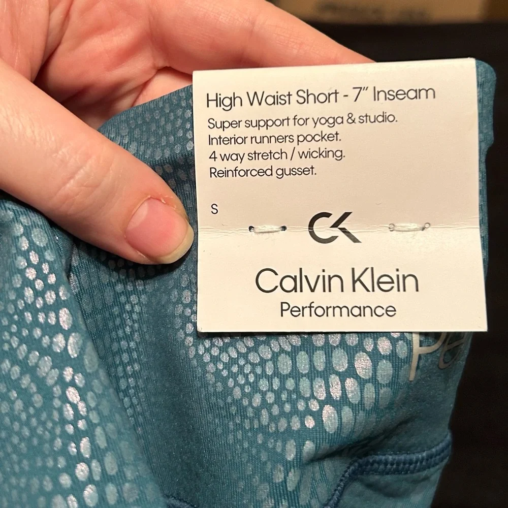 NWT Lot of Calvin Klein Performance Sz Small High Waist Biker Athletic Shorts! - Picture 7 of 14